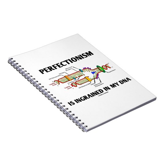 私のDnaには完全主義が込められている ノートブック (右側)