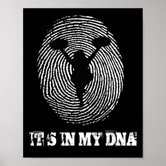 私のDNAにチアリーディング チアリーダー ポスター (正面)