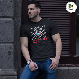 私のDNAにプエルトリコの血 Tシャツ