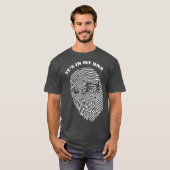 私のDNAのRiathlonのRiathlonの指紋の中にある Tシャツ (正面フル)