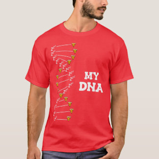 私のDnaはピザと睡眠10462413 Tシャツ