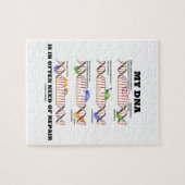 私のDNAは修理(DNAのユーモア)の必要性に頻繁にあります ジグソーパズル (横)