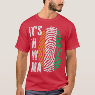 私のDNAアイボリー海岸旗のIVOORIAN Raglanベース Tシャツ