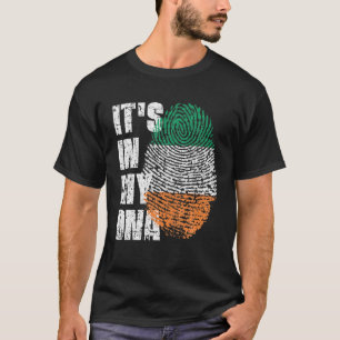 私のDNAアイルランド国旗アイルランド Tシャツ