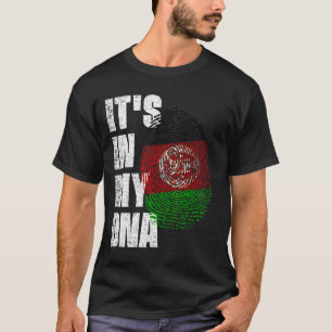 私のDNAアフガニスタン国旗の中にある Tシャツ