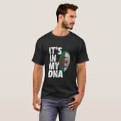 私のDnaアルジェリア国旗の男性の女性 Tシャツ (正面フル)