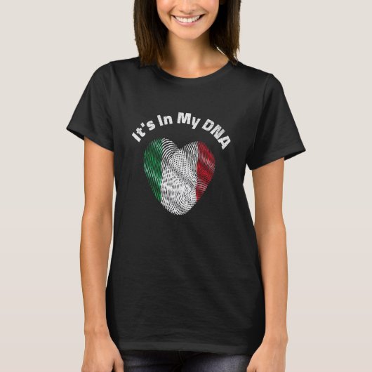 私のDNAイタリアン伝統 Tシャツ (正面)