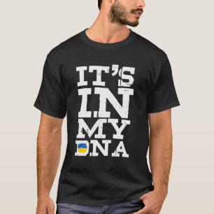 私のDnaウクライナ国旗の男性の女性のKiにある Tシャツ