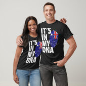 私のDnaオーストラリア国旗の中にある Tシャツ (ユニセックス)