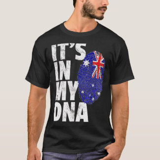 私のDnaオーストラリア国旗の中にある Tシャツ