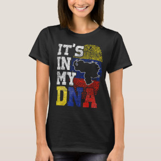 私のDNAカラカスのプライドギフトのベネズエラ国旗Ve Tシャツ