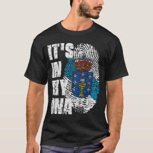 私のDNAガリシア国旗の中にある Tシャツ