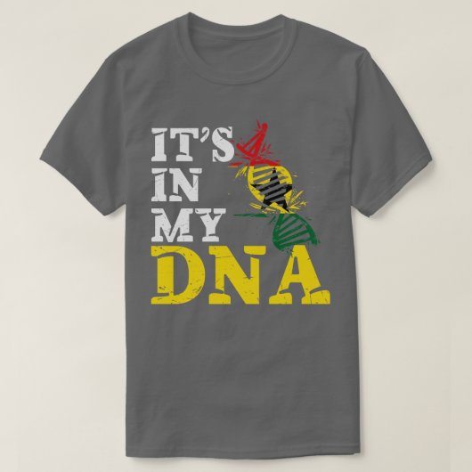 私のDNAガーナの Tシャツ (デザイン正面)