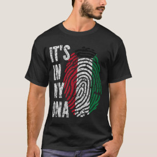 私のDNAクウェート国旗の男性の女性の子供 Tシャツ
