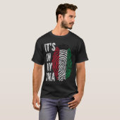 私のDNAクウェート国旗の男性の女性の子供 Tシャツ (正面フル)