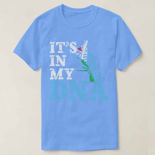 私のDNAジブチにある Tシャツ (デザイン正面)