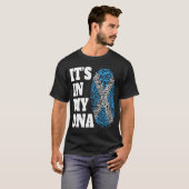 私のDNAスコットランド国旗 Tシャツ (正面フル)