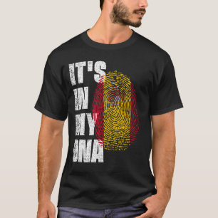 私のDNAスペイン国旗の中だ Tシャツ