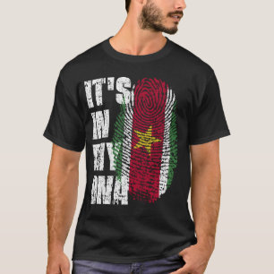 私のDNAスリナム国旗の男の子の女の子ギフトに入っている Tシャツ