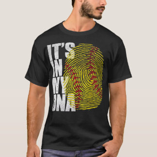 私のDNAソフトボール恋人ソフトボール指おもしろいに入った Tシャツ