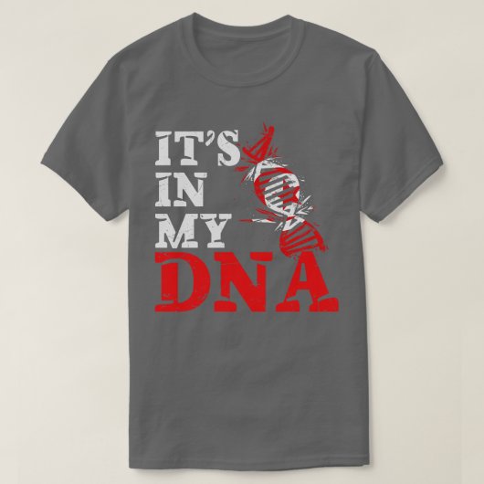 私のDNAチュニジアにある Tシャツ (デザイン正面)