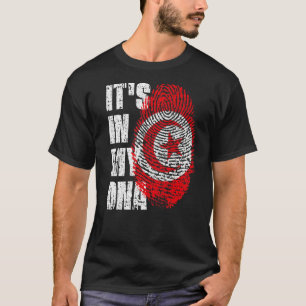 私のDnaチュニジア国旗チュニジアにある Tシャツ