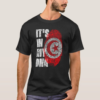 私のDnaチュニジア国旗チュニジアにある Tシャツ