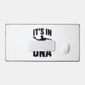 私のDNAディスクゴルフ中だ デスクマット (キーボード&マウス)