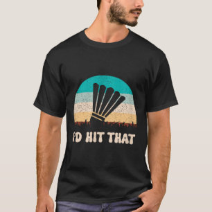 私のDnaバドミントンシャトルラケットバドミントンP Tシャツ