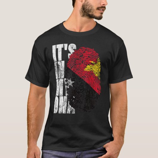 私のDnaパプアニューギニアプリントパプアニューグーにある Tシャツ (正面)