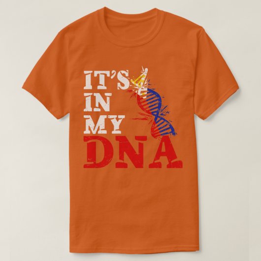 私のDNAフィリピンにある Tシャツ (デザイン正面)