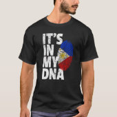 私のDnaフィリピン国旗のお土産ホームにある Tシャツ (正面)
