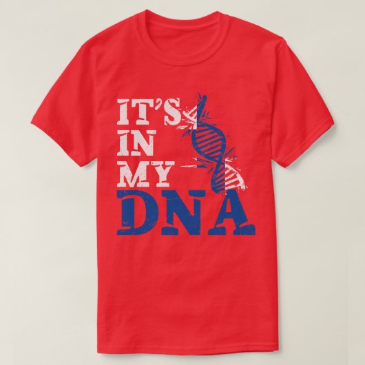 私のDNAフィンランドにある Tシャツ (デザイン正面)
