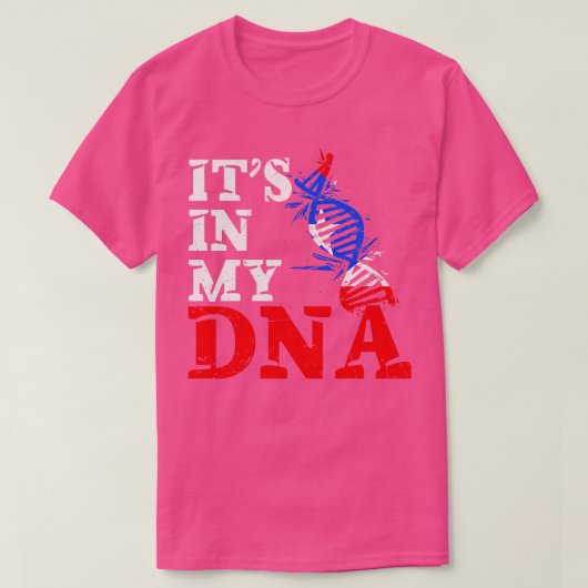 私のDNAプエルトリコにある Tシャツ (デザイン正面)