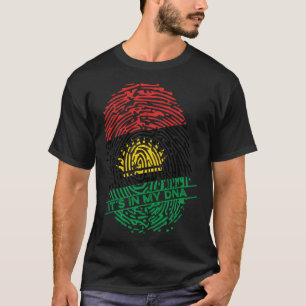私のDNAプルオーバーフード付きスウェットシャツのビアフラン国旗のビアフラ Tシャツ