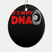 私のDNAプールビリヤード選手グランドパでITSを更新 セラミックオーナメント (左)