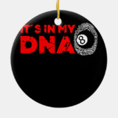 私のDNAプールビリヤード選手グランドパでITSを更新 セラミックオーナメント (裏面)