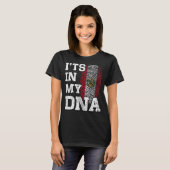 私のDNAペルーの指紋ペル誇りを持ったフFlaにある Tシャツ (正面フル)