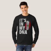 私のDnaペルー国旗の土産だ Tシャツ (正面フル)