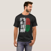私のDnaマダガスカル国旗マダガスカル Tシャツ (正面フル)