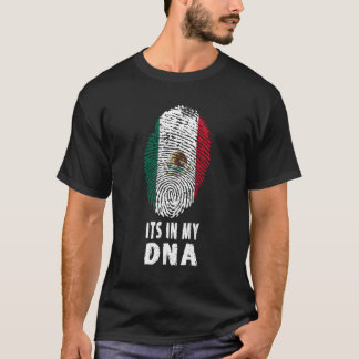 私のDnaメキシコ国旗の中にある Tシャツ