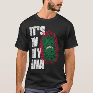 私のDNAモルディブ国旗の中にある Tシャツ