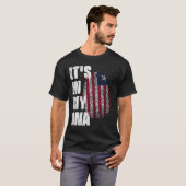 私のDNAリベリア国旗の中にある Tシャツ (正面フル)