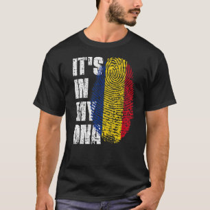 私のDnaルーマニア国旗ルーマニアの Tシャツ
