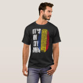 私のDnaルーマニア国旗ルーマニアの Tシャツ (正面フル)