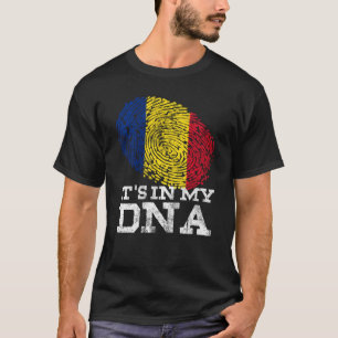 私のDNAルーマニア系アメリカ人ギフトカッコいいRomaniだ Tシャツ