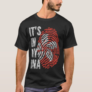 私のDNA香港国旗の男性の女性の子供 Tシャツ