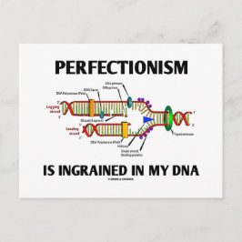 私のDNA(遺伝子)に完全主義が込められている ポストカード