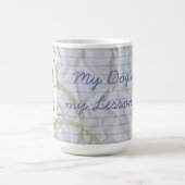 私のDogoは私のレッスン・プランを食べました コーヒーマグカップ (中央)