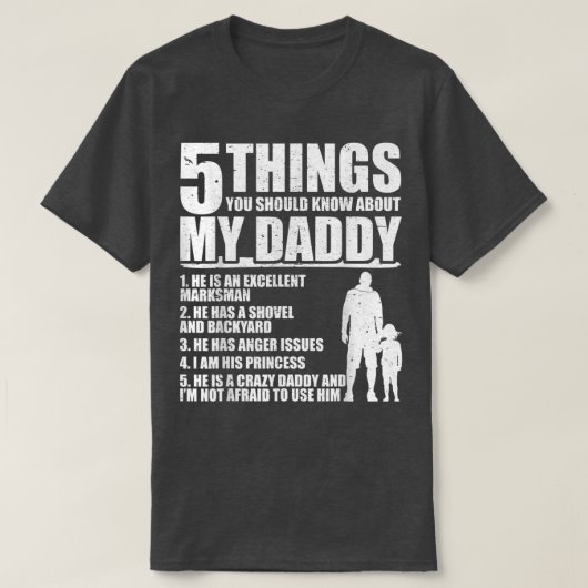 私のf用tシャツについて知っておくべき5つのパパ tシャツ (デザイン正面)